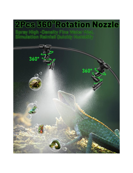 Nebulizador Automático para Reptiles Ycxydr SMART-01 con Temporizador