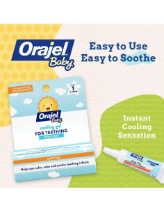 Gel Refrescante para Bebés Orajel 9.4g Sin Medicamentos 2