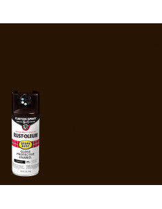 Pintura en Spray Rust-Oleum 376890 12 oz Brillo Nogal Oscuro 2