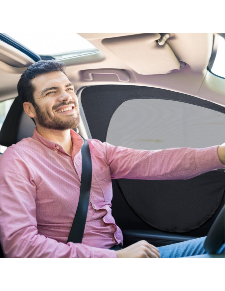 Sombrillas Laterales para Ventanas de Coche Tallew 4 Pcs