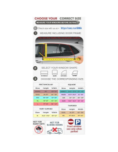 Pantallas Solares para Ventanas de Auto XXL Qualizzi - Protección UV y Calor 2