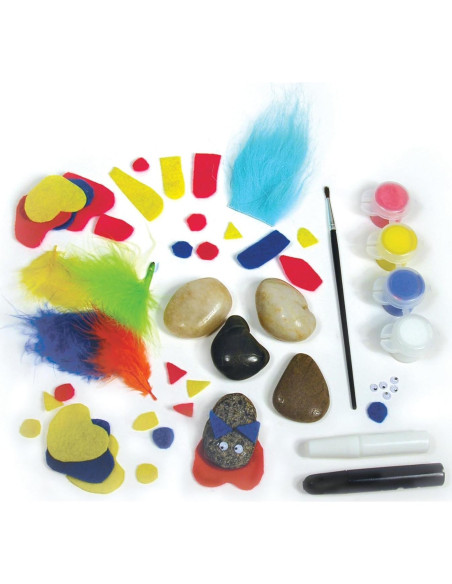 Kit de Pintura de Rocas Creatividad para Niños Rock a Doodle
