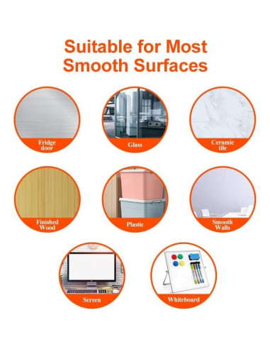 Notas Adhesivas Borrables MVISUAL 10x10 cm y 12.7x17.8 cm