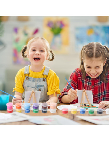 Set de Pintura Acrílica EIRUOKIGA 420 PCS 12 Colores y Pinceles