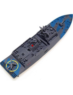 Barco de Control Remoto Militar Tipmant RC 15.5 cm Gris 2