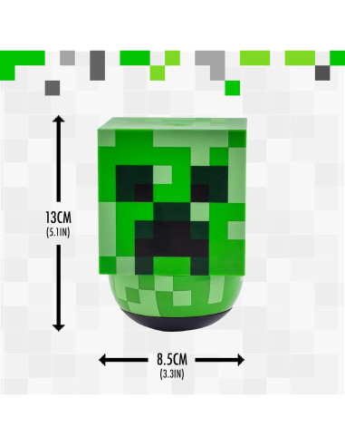 Luz de Balanceo Creeper Paladone - Lámpara LED Verde 13cm