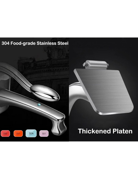 Exprimidor de Limón Manual AUAM de Acero Inoxidable 0.24L