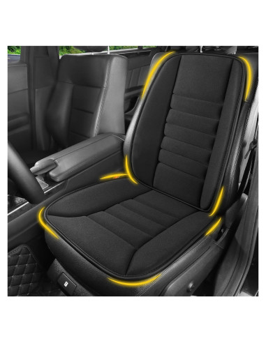 Cojín de Asiento Ergonómico Lofty Aim con Soporte Lumbar - Negro