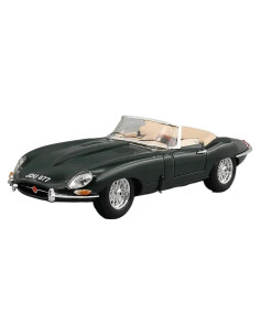 Modelo de coche deportivo Jaguar E-Type 1:18 YURONGLI Negro