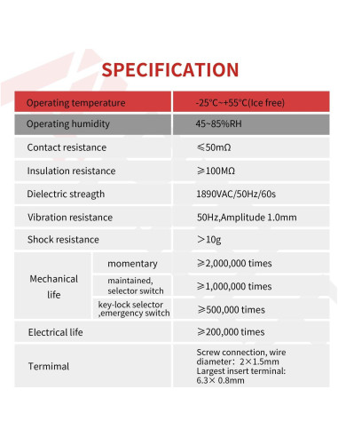 Interruptor Pulsador Momentáneo APIELE 22mm Verde 10A 440V