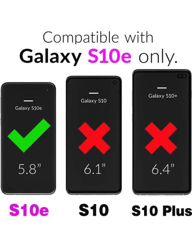 Funda de Cartera Asuwish para Samsung Galaxy S10e con Soporte