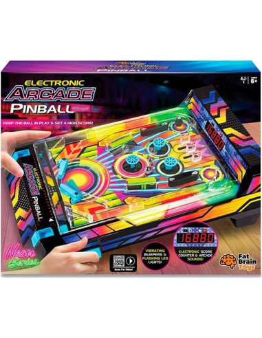 Máquina de Pinball Electrónica Fat Brain Toys 40.6x27.4cm