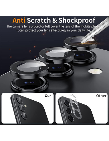 Protector de Lente de Cámara Zeking para Galaxy Z Fold6 9H