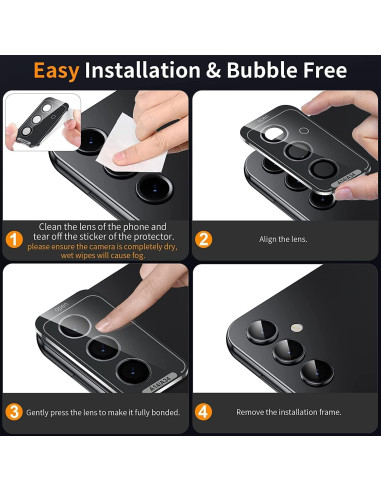 Protector de Lente de Cámara Zeking para Galaxy Z Fold6 9H