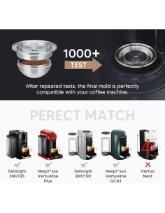 Cápsula de café reutilizable BRBHOM acero inoxidable 1 unidad 2