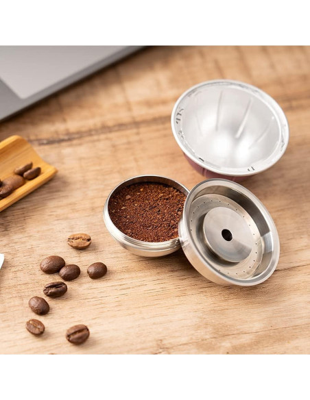 Cápsula de café reutilizable BRBHOM acero inoxidable 1 unidad