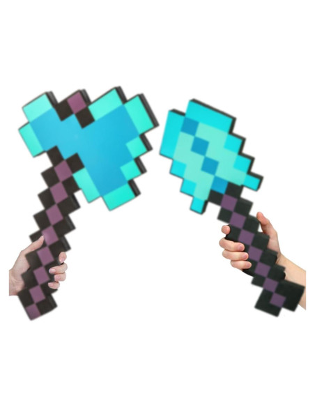 Juguetes de Hacha y Pala de Espuma Dpucle - 45 cm (2pcs)