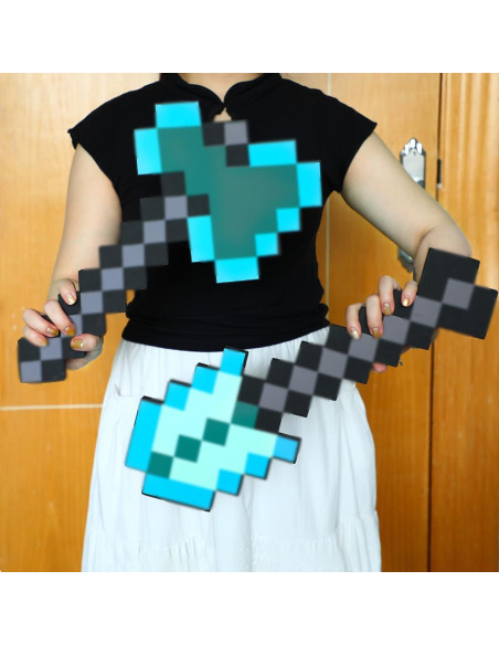 Juguetes de Hacha y Pala de Espuma Dpucle - 45 cm (2pcs)