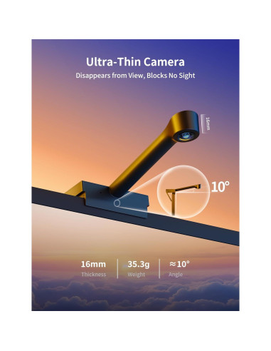 Retroiluminación LED Ailofy 2.4m para TV 40-50" con Cámara