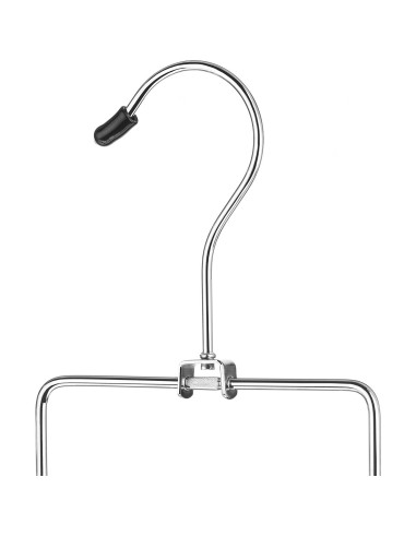 Perchero de Accesorios Whitmor 10 Ganchos Cromo Negro