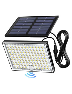 Luces Solares Exteriores JACKYLED 113 LEDs con Sensor Movimiento