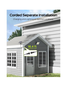 Luces Solares Exteriores JACKYLED 113 LEDs con Sensor Movimiento 2