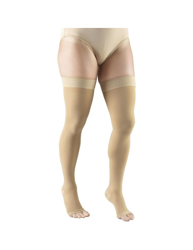Medias de Compresión Truform 20-30 mmHg Unisex Beige Pequeño
