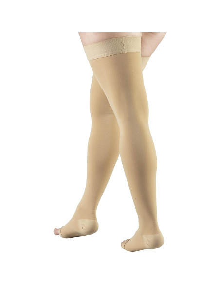 Medias de Compresión Truform 20-30 mmHg Unisex Beige Pequeño