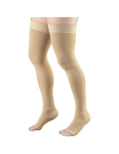 Medias de Compresión Truform 20-30 mmHg Unisex Beige Pequeño