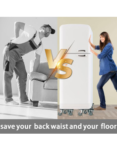 Carretilla de Muebles KAZBFDUB con 5 Ruedas y 1518 kg Capacidad 2