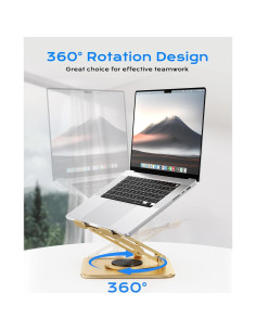 Soporte Ajustable para Laptop LOXP NH-02pro Oro 25.4-40.6 cm 2