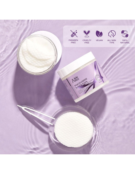 Almohadillas Faciales ANAI RUI Niacinamida 50 Unidades