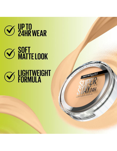 Maybelline Super Stay Polvo-Fundación Híbrido 102 - 59.83g