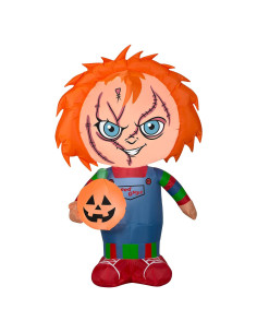 Decoración Inflable de Jardín Halloween Chucky 66x41x107 cm