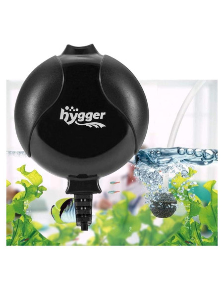 Bomba de Aire Silenciosa Hygger HG-811 para Acuario 1.5W 1-15 Galones