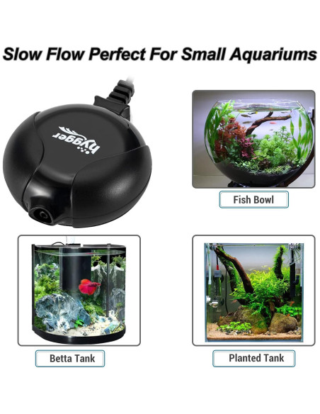 Bomba de Aire Silenciosa Hygger HG-811 para Acuario 1.5W 1-15 Galones