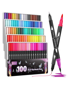 Kits de Arte Soucolor 100 Colores Doble Punta para Chicas