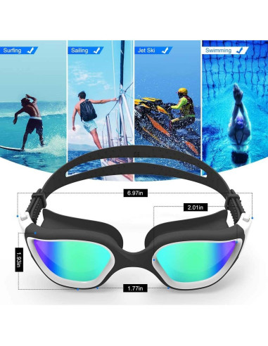 Gafas de natación polarizadas ZIONOR G1 unisex anti UV