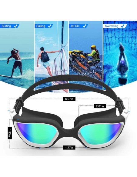 Gafas de natación polarizadas ZIONOR G1 unisex anti UV
