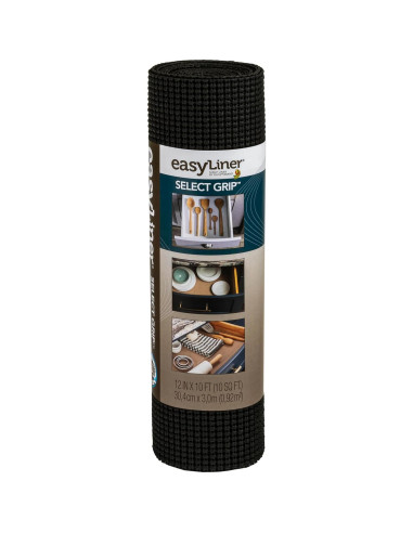 Forro de Estante No Adhesivo Duck Brand 30.48x3.05m Negro