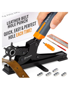 Perforador de Agujeros de Escritorio Pro-Master para Cinturones