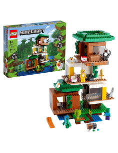 LEGO Minecraft Casa del Árbol Moderna 21174 - 909 Piezas