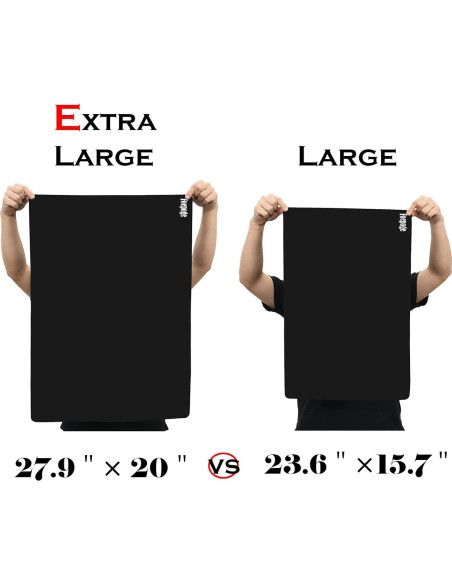 Alfombrilla de Silicona Antiadherente Foepoge 70.9x50.8cm Negra