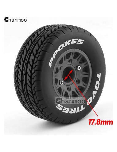 Neumáticos de Camión RC Chanmoo 1:8 1:10 4PCS Caucho