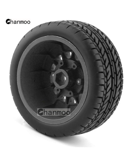 Neumáticos de Camión RC Chanmoo 1:8 1:10 4PCS Caucho