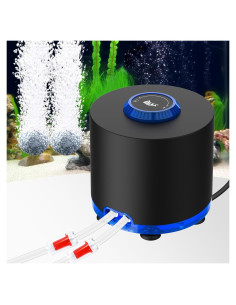 Bomba de Aire AQQA 3W para Acuario hasta 303.9L Silenciosa