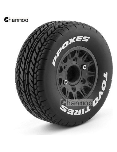 Neumáticos de Camión RC Chanmoo 1:8 1:10 4PCS Caucho