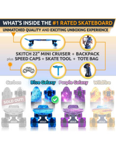 Patinete SKITCH Starter Blue para Niños y Adolescentes 55.88 cm 2