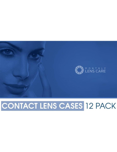 Estuches para Lentes de Contacto Axim USA 12 Unidades Verde