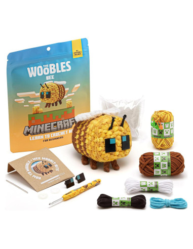 Kit de Crochet Minecraft The Woobles - Abeja para Principiantes